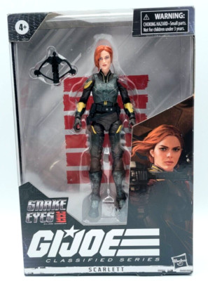Scarlett #20 G.I. JOE CLASSIFIED Snake Eyes 6'' INCH FIGURE NEW NIB