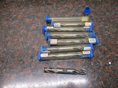 LOT OF 6 NEW Melin Tool End Mill D-2020 5/8'' Double end FREE SHIPPING