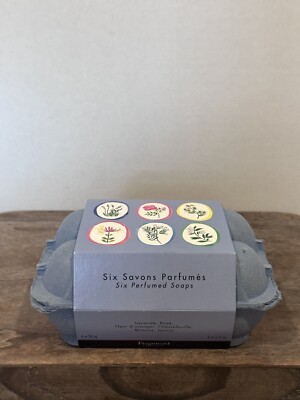 Fragonard Parfumeur Six Egg Shaped Perfumed Soaps