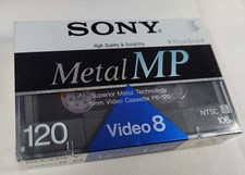Sony Metal MP 120 8mm Video 8 Cassette Tape P6-120MP