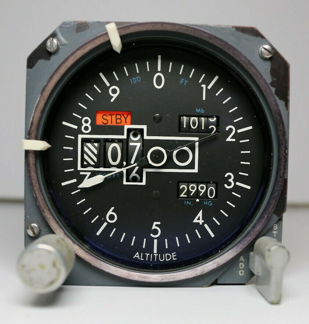 Kollsman Altimeter Aircraft Altitude Indicator A428990016 (Boeing 747