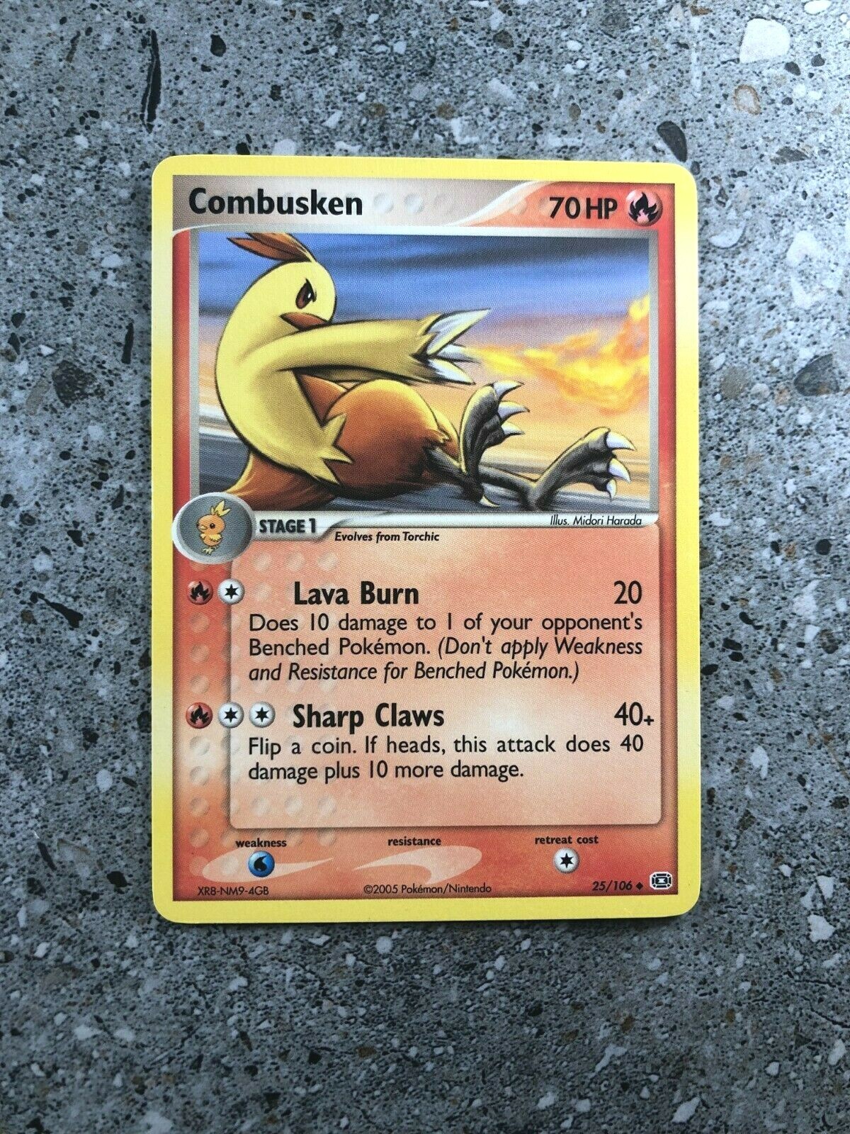Pokemon TCG Cards Combusken 25/106 Emerald Uncommon NM