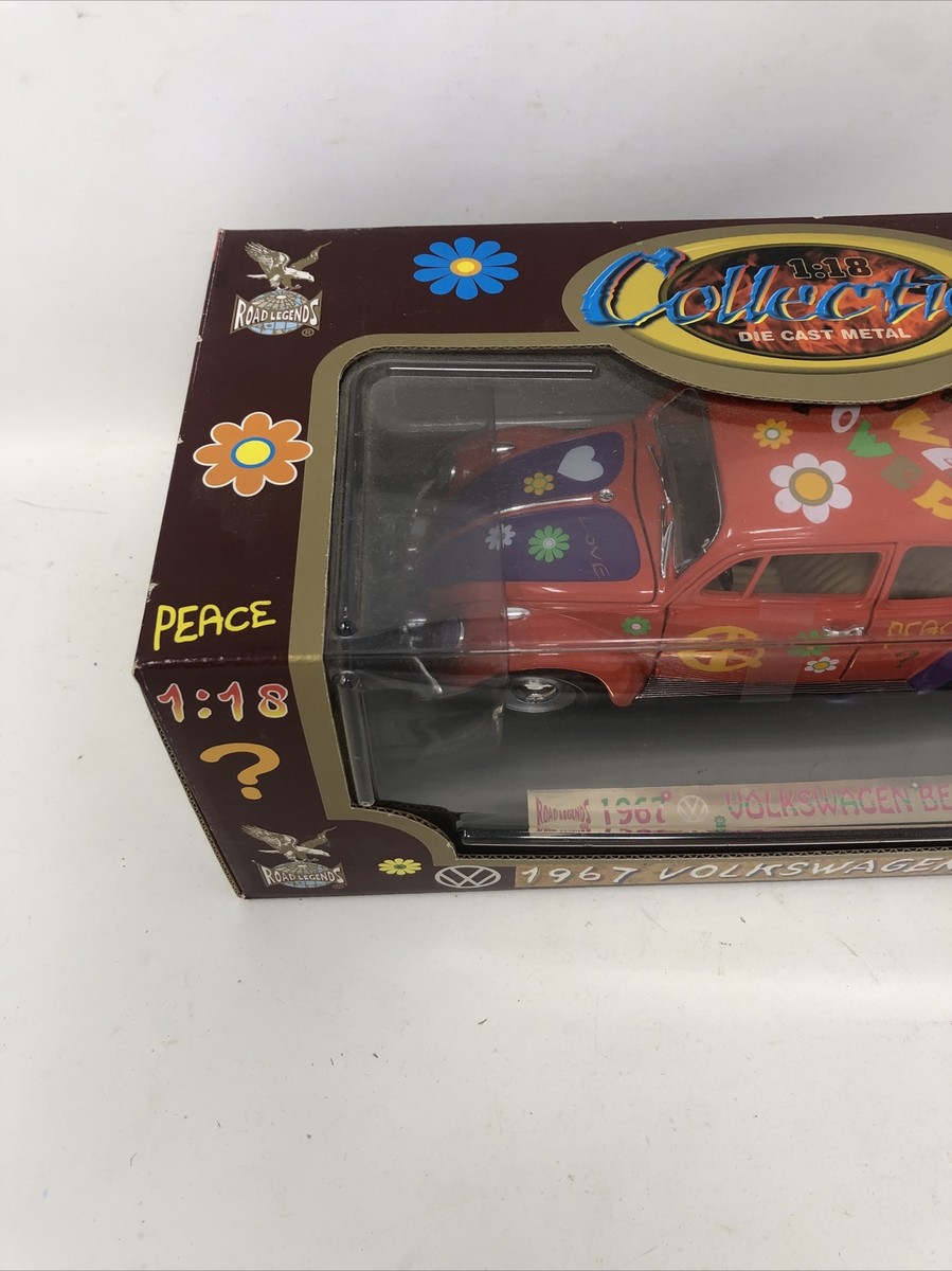 HOTWHEELS 1／18 ビートル モデルカー ダイキャストカー【ROAD LEGENDS 1/18】フォルクスワーゲン