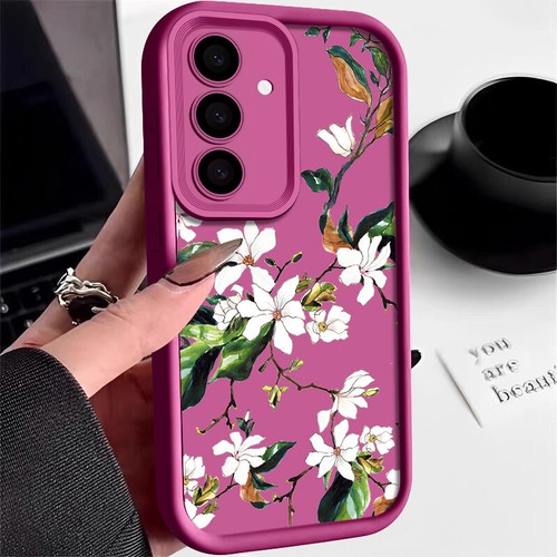 Funda Para Samsung Galaxy A15 A55 A54 A34 A53 S24 S23 Flores Silicona Cubierta Suave - Imagen 17 de 25