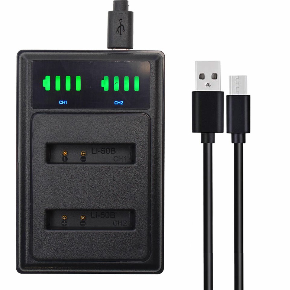 USB Battery Charger for Kodak LB052 LB050 Kodak PixPro FZ152 Pixpro