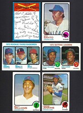 1973 Topps Chicago Cubs Complete Team Set / 2 RCs, Ldrs, & Blue Checklist (29)