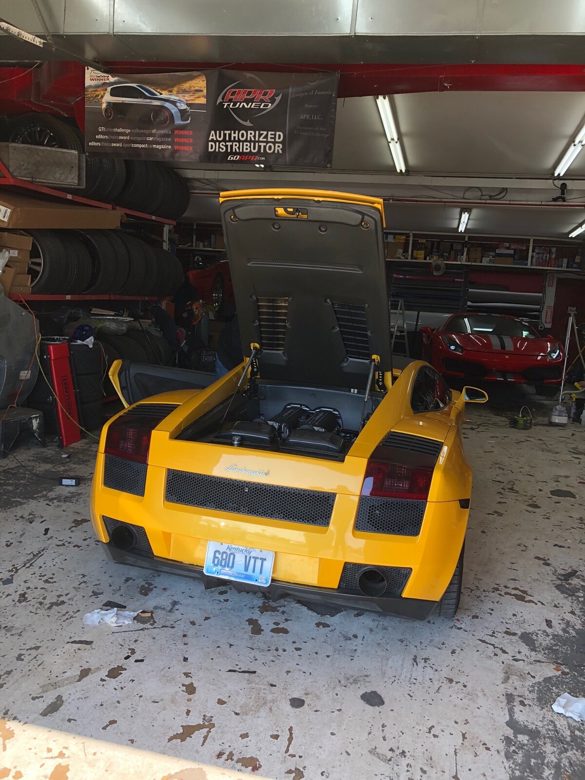 Lamborghini Gallardo Vented Decklid Supperleggera Parts Trunk Engine Cover Hood 