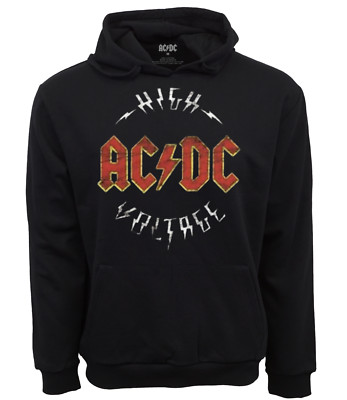 Alternating Current DC HIGH VOLTAGE PULLOVER HOODIE BLACK AC