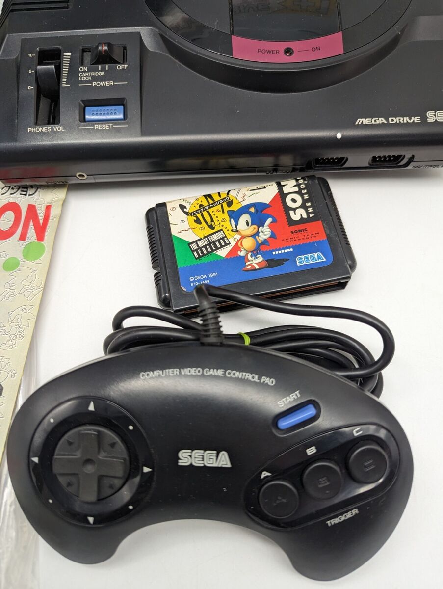 Boxed: Mega Drive PLUS 1 SONIC Console HAA-2510 Sega Genesis Boxed: Mega Drive PLUS 1 SONIC Console HAA-2510 Sega Genesis