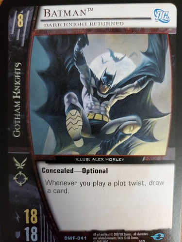 Upper Deck VS System DC Los mejores INDIVIDUALES DE NIVEL SUPERIOR *Elige tu tarjeta* - Imagen 11 de 73