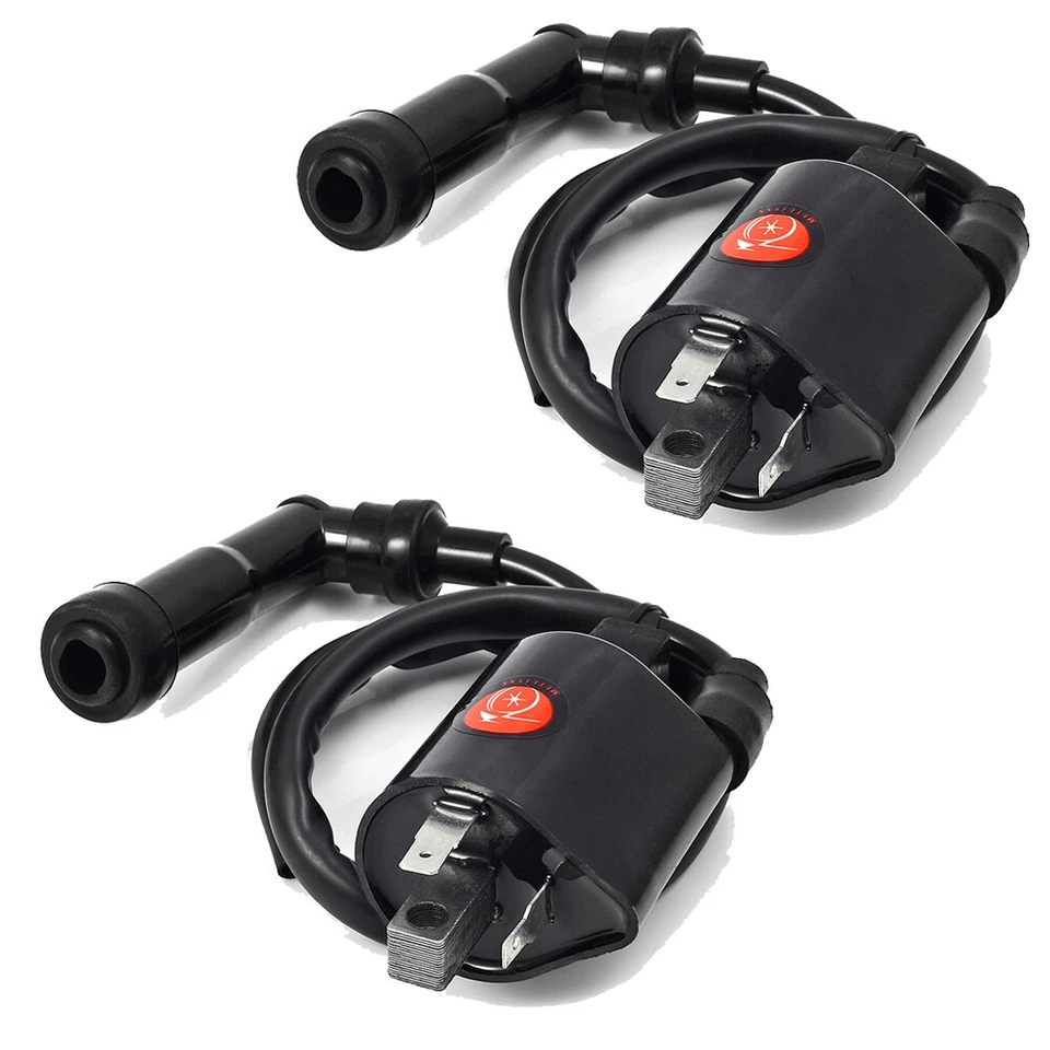 Paquete de 2 bobinas de encendido para Yamaha Virago 1100 XV1100 1986 - 1999 Foto 3 de 4