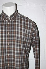EUC Bills Khakis Classic Fit Flannel Plaid Made in USA Casual Shirt Sz XL