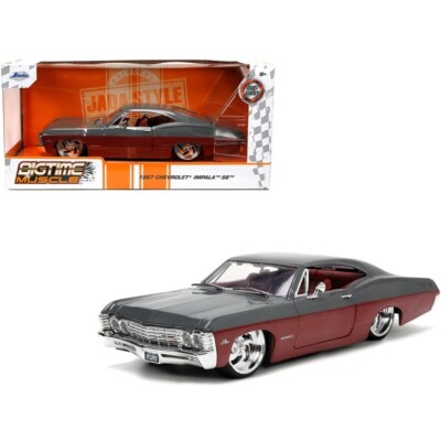 ミニカー CHEVY IMPARA 1964 Chevrolet Impala Lowrider Hard Top Pink with Graphics