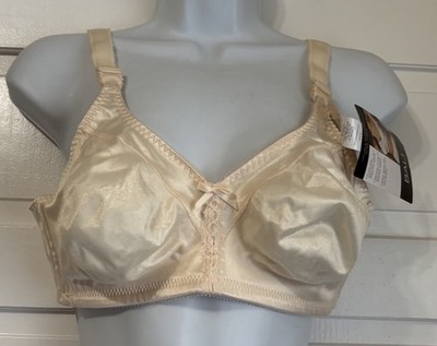 Bali Double Support Wireless Style 3820 Bra Beige 38B NWT