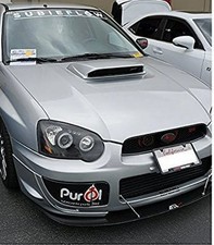 2004-2005 Subaru Impreza WRX Piano Black LED Halo Projector Headlights