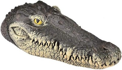 Floating Alligator Head, Fake Gator Head for Pool Outdoor Pond Accessories Float