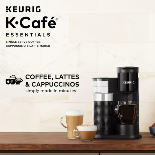 Keurig K-Café Essentials Single Serve K-Cup Pod Coffee Latte Cappuccino Maker - Picture 3 of 6