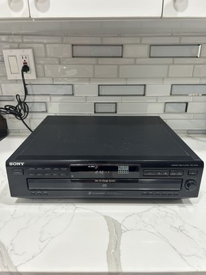 Sony CDP-C315 CD Changer 5 Compact Disc Player Vintage Black/
