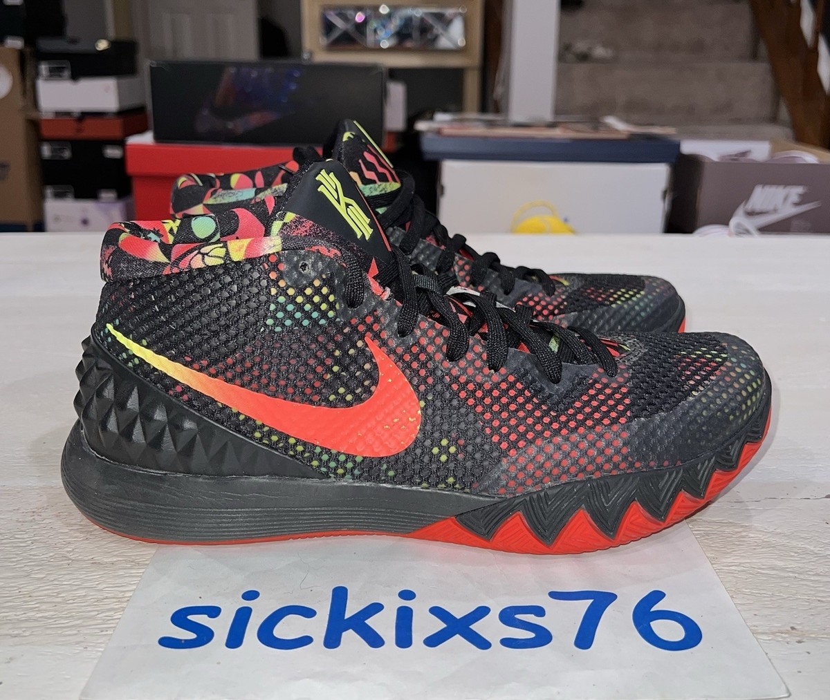 NIKE KYRIE 1 iD カイリー1 バッシュ 30cm オレンジ 黒 NIKE KYRIE 1