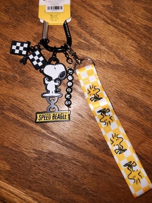 Snoopy Woodstock SPEED Beagle KEYCHAIN CHARM Bag Clip