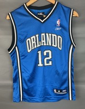 NBA 12 Dwight Howard Orlando Magic Youth Size Medium Blue Jersey