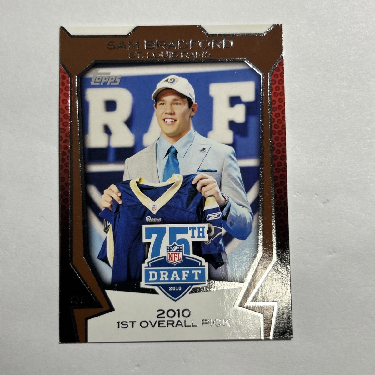 2010 Topps - Nfl Draft 75th Anniversary Sam Bradford #75DA-4 (RC