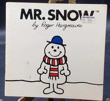 Snow Roger Hargreaves 1988 Mr. Men Books Price Stern Sloan Vintage Softcover