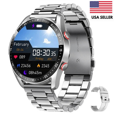 ECG+PPG Bluetooth Call Smart Watch Laser Health Blood Pressure Fitnes Sports USA