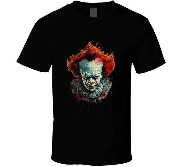 IT Pennywise Clown Horror Scary Halloween Funny T-Shirt Tee Gift New