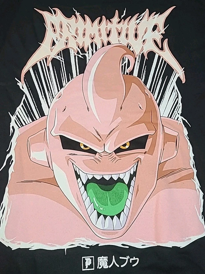 Dragon BallZ - Super Buu Heavyweight Primitive Skatewear Sudadera con Capucha Negra Para Hombre XL Foto 3 de 4