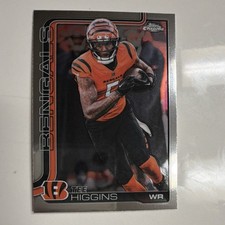 Topps Chrome Tee Higgins Cincinnati Bengals Football 2025 #59 Base Set