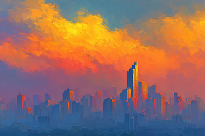 Bangkok Thailand 36x24 Giclée Art Print Ltd 1/25 Signed COA Rombley H6