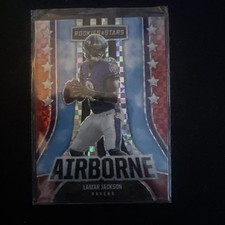 2023 Panini Rookies & Stars Lamar Jackson Airborne Longevity #AI-3 Ravens