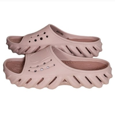 Crocs Sandals Echo Slide Pink Womens 6 Clay Slip On Casual Slippers 208170-6TY