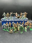 Vintage Marx WWI- WWII Plastic Army Soldiers Lot. ML