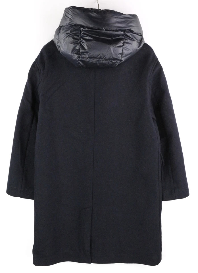 Woolrich Ladies Double Wool 2in1 Parka Jacket S Hood mid-Length Down - Image 3 of 4