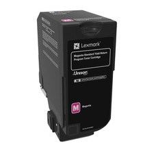 Lexmark 74C1SM0 Toner Cartridge 7000 Page Yield Magenta Genuine New OEM
