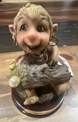 Moose International Limited Edition Elf Figurine Collectible Signed Base