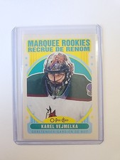 2021-22 O-Pee-Chee Marquee Rookies Retro Parallel - #647 Karel Vejmelka