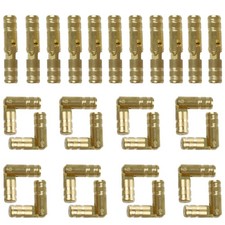 24PCS Mini Invisible Brass Hinges for Jewelry Boxes and Small Projects