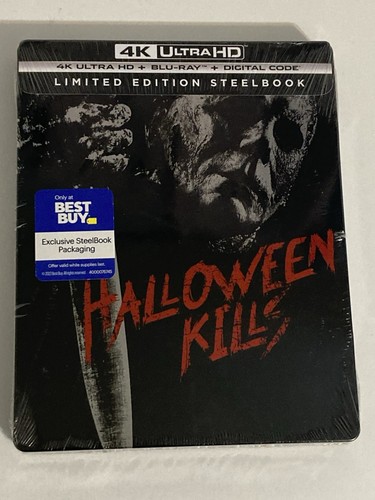 Halloween Kills 4K Ultra HD/Blu-ray Best Buy Exclusive Steelbook Sealed W/Tear