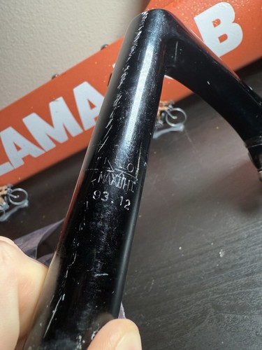 KALLOY KF-120 stem 120mm 1 Inch Clamp black aluminium vintage #7 - Picture 14 of 14