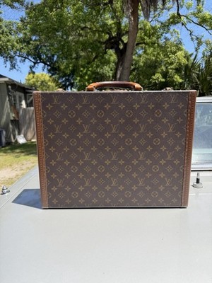 Louis Vuitton President Trunk M53012 Monogram Hard Case Briefcase Vintage LV