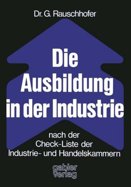 Die Ausbildung In Der Industrie Nach Der Check-Liste Der Industrie- Und Handelsk-image