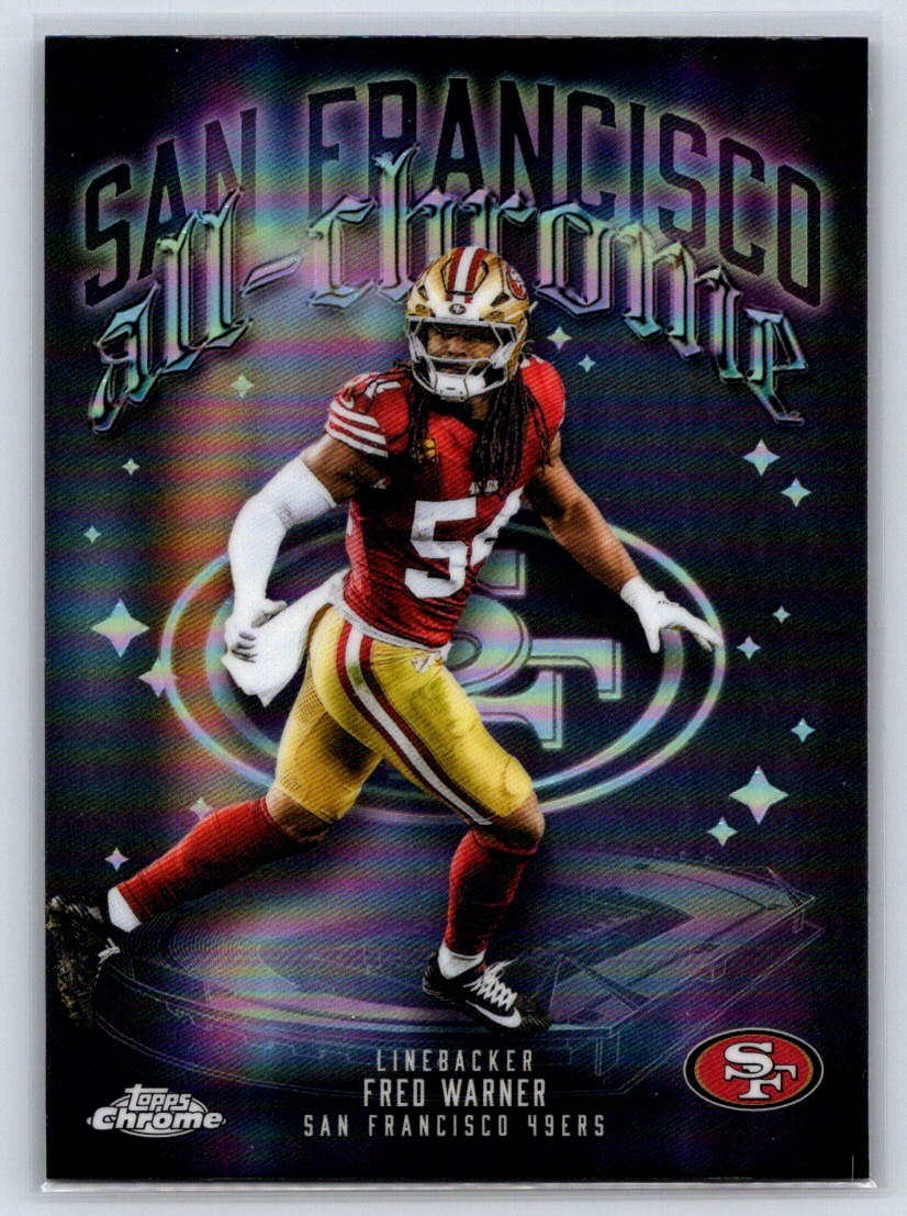 2025 Topps Chrome Fred Warner All-Chrome Team Refractor #ACT-20