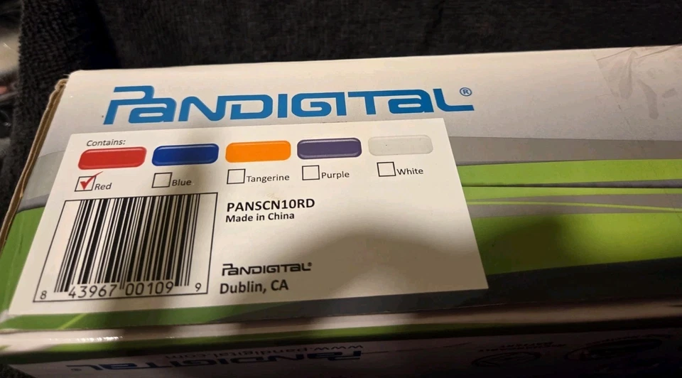 Pandigital Handheld Wand Scanner w/ Feeder Dock Red, PANSCN10RD New Open Box - Image 4 of 4