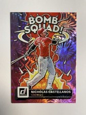 2022 Panini Donruss - Bomb Squad Nick Castellanos #BS-10 Pink Fireworks‼️Nice