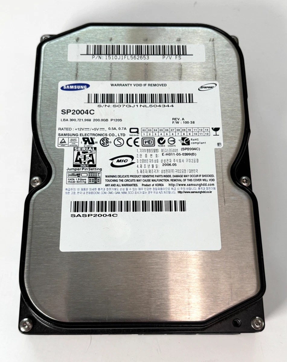 Samsung Internal Hard Disk Drives GB 200 for sale | eBay