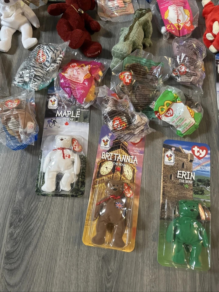 Grande lote de variedade TY beanie baby novo e lacrado McDonald’s Beanie Baby’s - Imagem 2 de 4