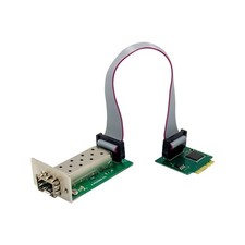M.2 A-E Key to SFP 10/100/1000Mbps Single Fiber Gigabit Ethernet NIC Card5541